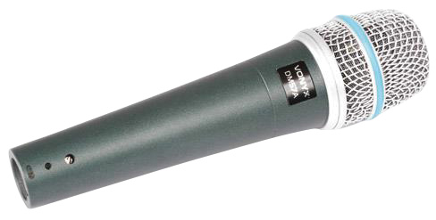 Microfono dinamico cardioide per canto, ideale per impieghi generico e canto
