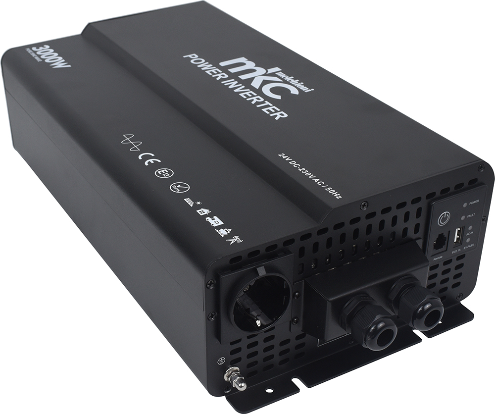 INVERTER MKC-RSP30-24 24DC 230VCA 3000W SOFTSTART ONDA PURA