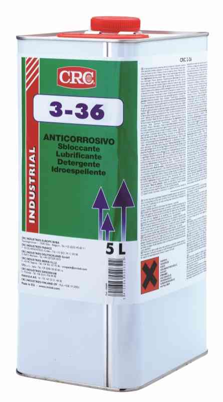3-36 Anticorrosion, Latta Metallica Da 5 Lt A0252 CRC
