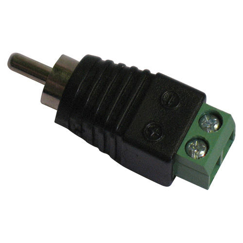 Adatt. da spina rca a morsetti a vite 1pz MKC