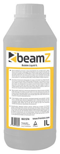 beamz 550923559 Liquid for bubble machine. Bottle of 1L.