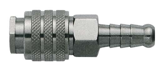 ASTURO 6008030 Rubinetto rapido mignon per tubo gomma Ø 6 mm