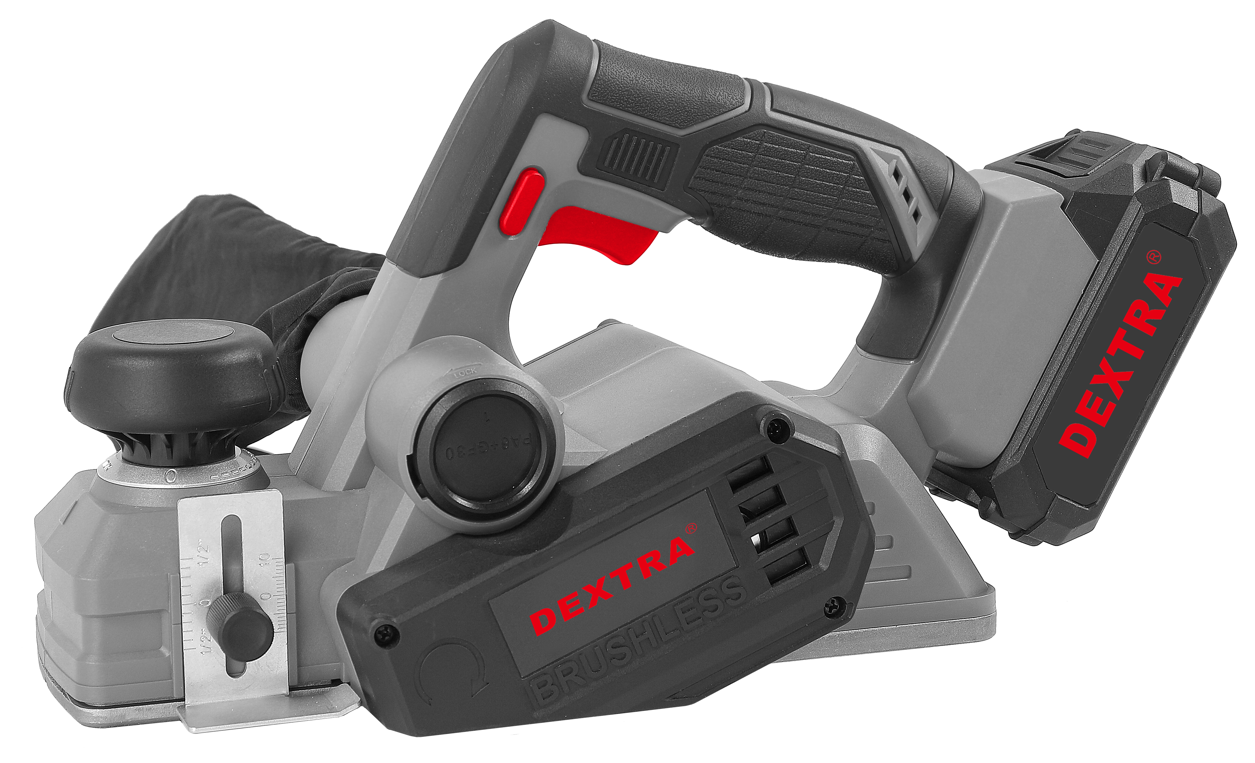 Piallatrice brushless 20V 82 mm 14.000 rpm con Profondità 0–2 mm DEXTRA