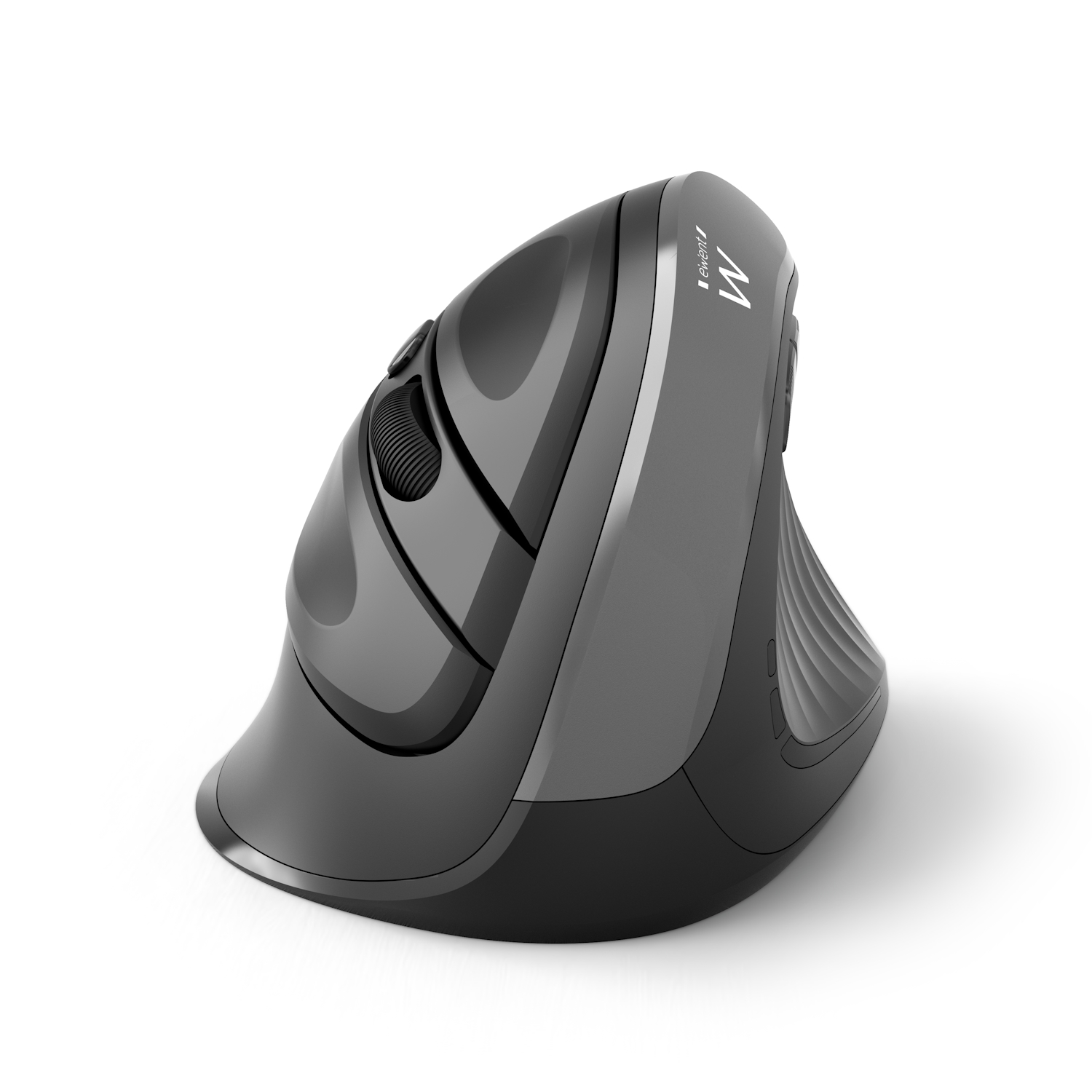 EW3229 - Wireless 2.4 Hz | Vertical mouse | 6D | USB-A receiver | selectable 800-1200-2400 dpi | 1 AA battery (included) | Ergonomic | 76x75x110 mm | Black/Anthracite grey