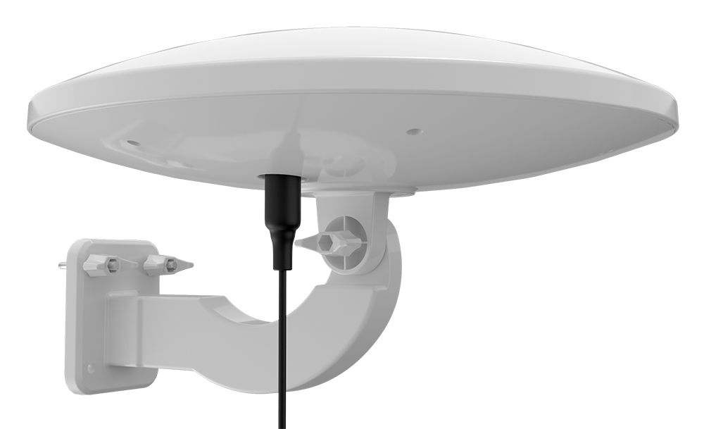 IR-Digital OMNI 1 Amplified Outdoor DVB-T2 Omnidirectional Antenna, White Colour