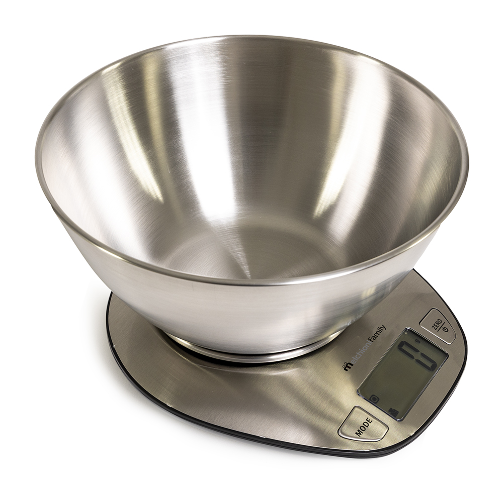 Bilancia da cucina GRAAL con ciotola in acciaio