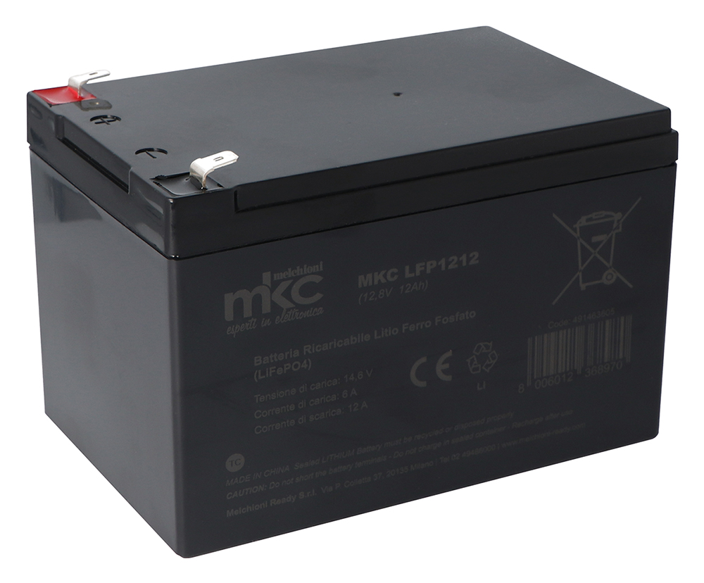 Batteria MKC LiFePO4 LFP1212 12V-12Ah, T2