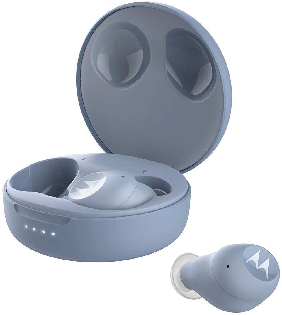 Vervebuds 250 Blue Stereo Earphones with Bluetooth