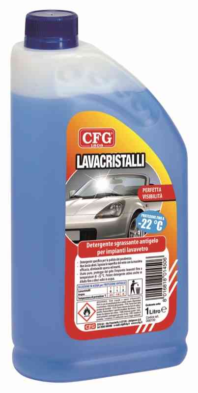 Lavacristalli -22°C Detergente Sgrassante Rimuovimoscerini Flacone 1L D00720 CFG
