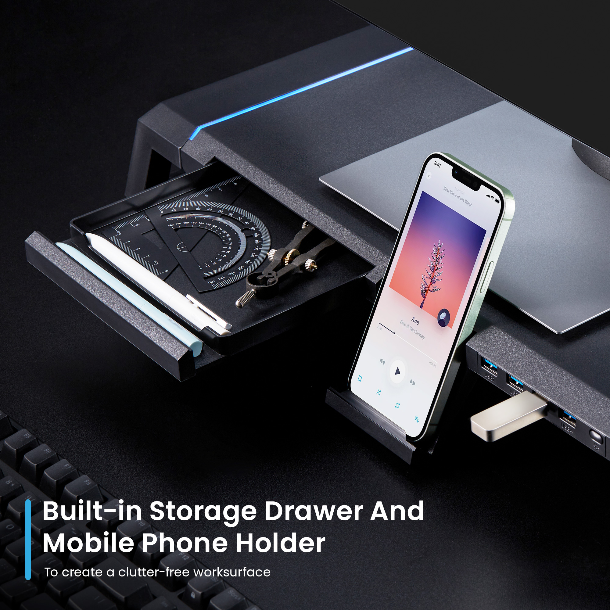 EW1268 - Supporto per monitor pieghevole RGB