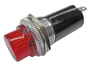 Portalampada Per Lampada "E10" Rossa PLAM/35R-C