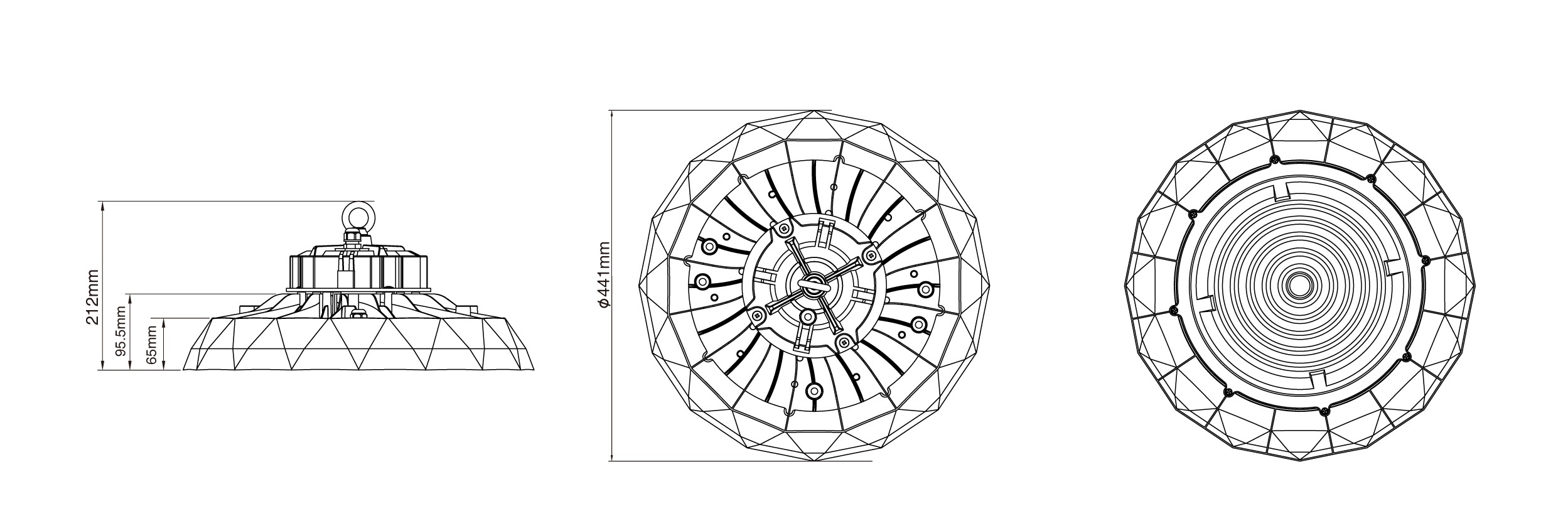 Lampada Highbay DIAMOND 240W