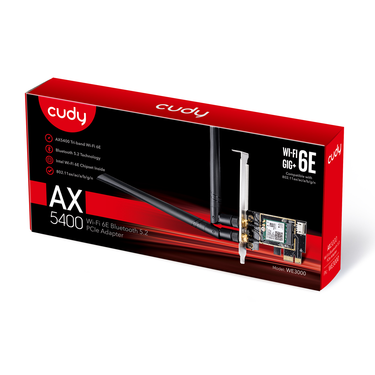 WE3000 - AX3000 Wi-Fi 6 PCI Express Adapter