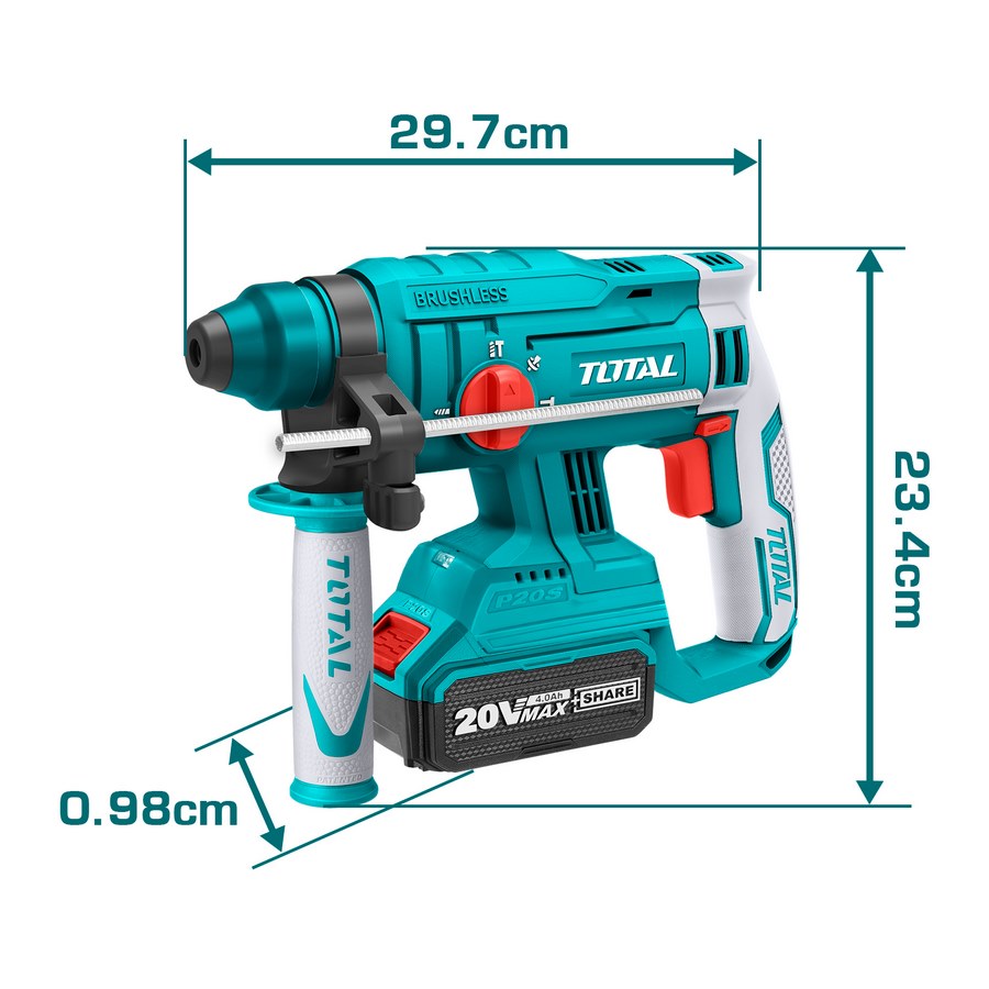 Martello rotativo 1,5J - One battery TRHLI22012