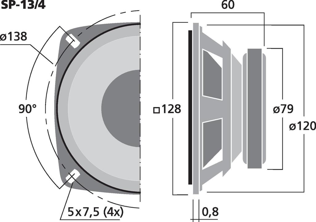 SP-13/4 - Universal Loudspeaker