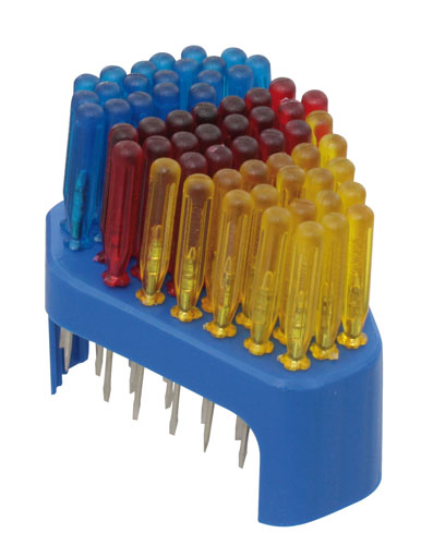 Assortimento giraviti 60 pezzi 2*40 a taglio Donau