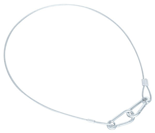 beamz 550923581 Iron security cable. 60cmx2mm. Capacity 20KG.