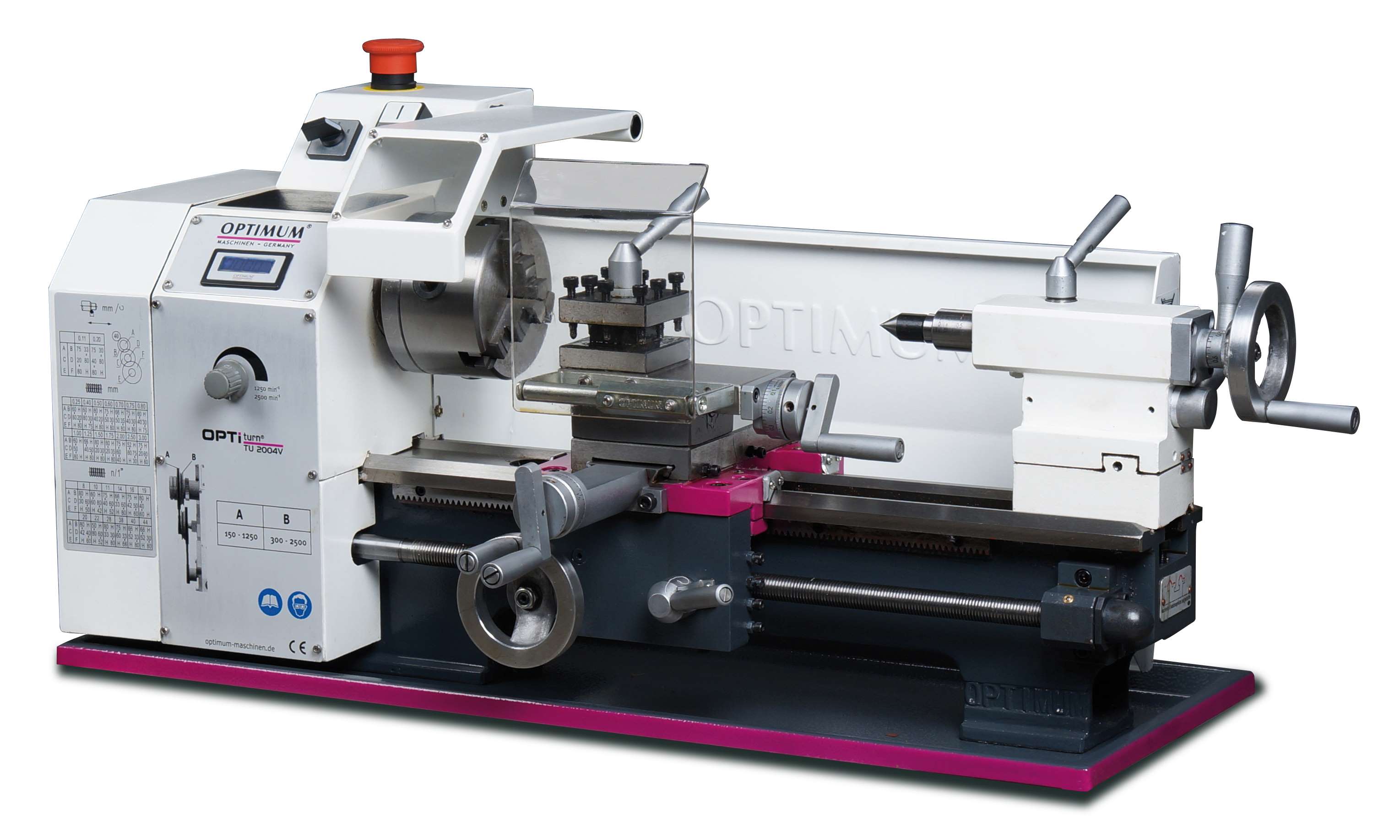 OPTIMUM 050OP0310 Tornio h punte 100 mm - distanza tra le punte 300 mm 230V con visualizzazione digitale