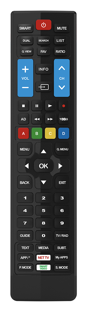 Dedicated remote control compatible with all SAMSUNG TVs and SMART TVs produced from 2000 to the present, Model IR-RCSA2000