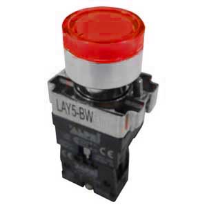 24V Red LED Illuminated Rotary Button No AP/INT/B3462-I