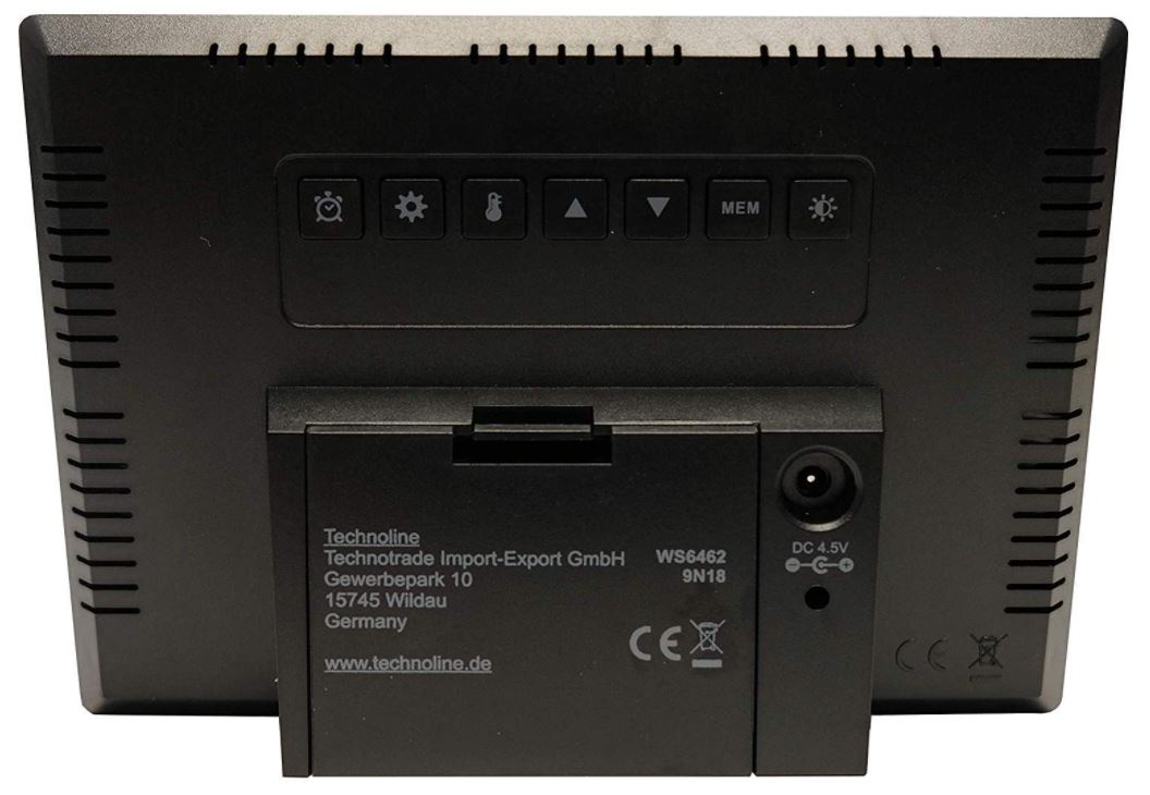 Stazione Meteo a colori radiocontrollata con sensore esterno WS 6462