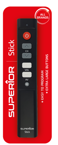 STICK, Telecomando universale semplificato