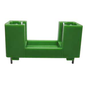 5x20 Printed Circuit Fuse Holder with 6.3A-250V Green Fuse PTF/606