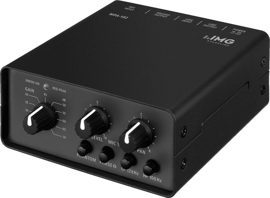 MPA-102 - Microphone Pre-Amplifier