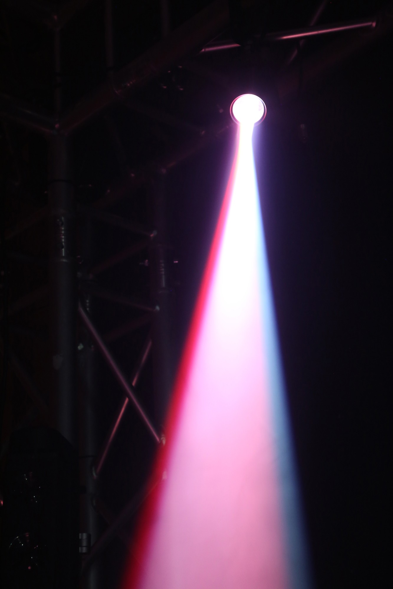 Faro LED pin spot RGBW, 10W, con angolo 10° PS10W