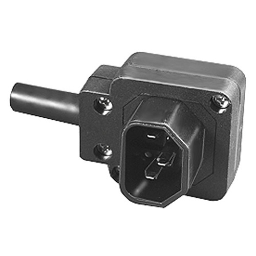 20HS100 AC SOKET MALE RIGHT.ANGL Plug Mains tripolar flying a 90°