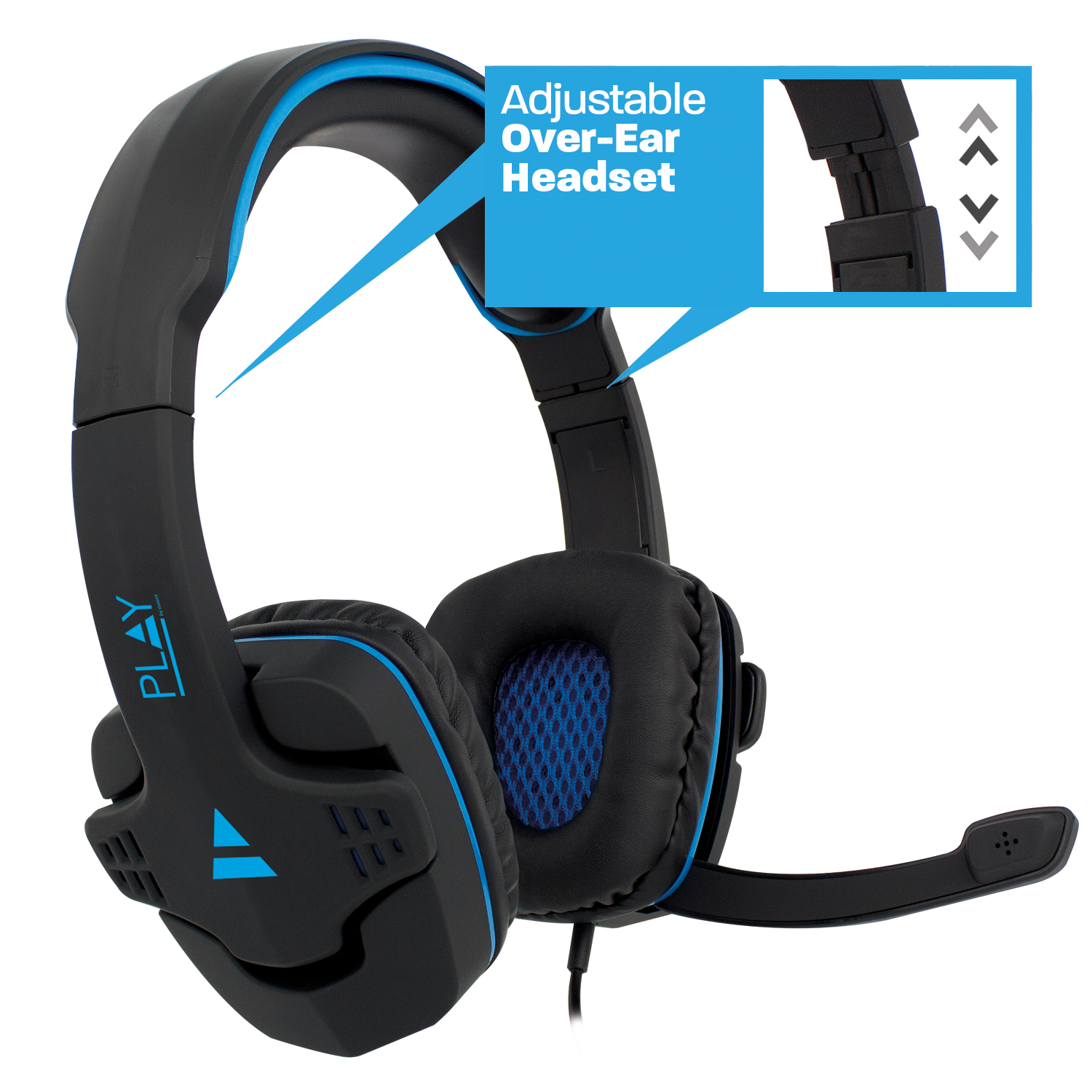 Cuffia Over Ear Gaming con microfono, PC/Console - 2 x Jack 3.5mm