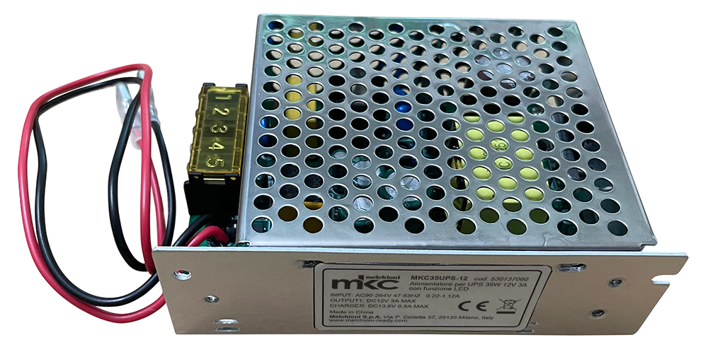 Alimentatore MKC con funzione caricabatteria MKC35UPS-12, 12V 35W