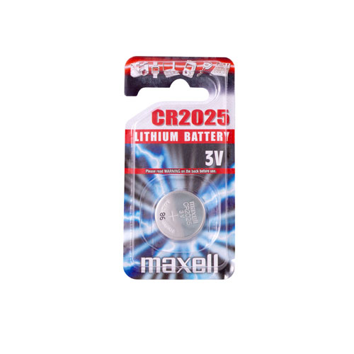 3V MAXELL lithium battery blister pack 1pc. CR2025