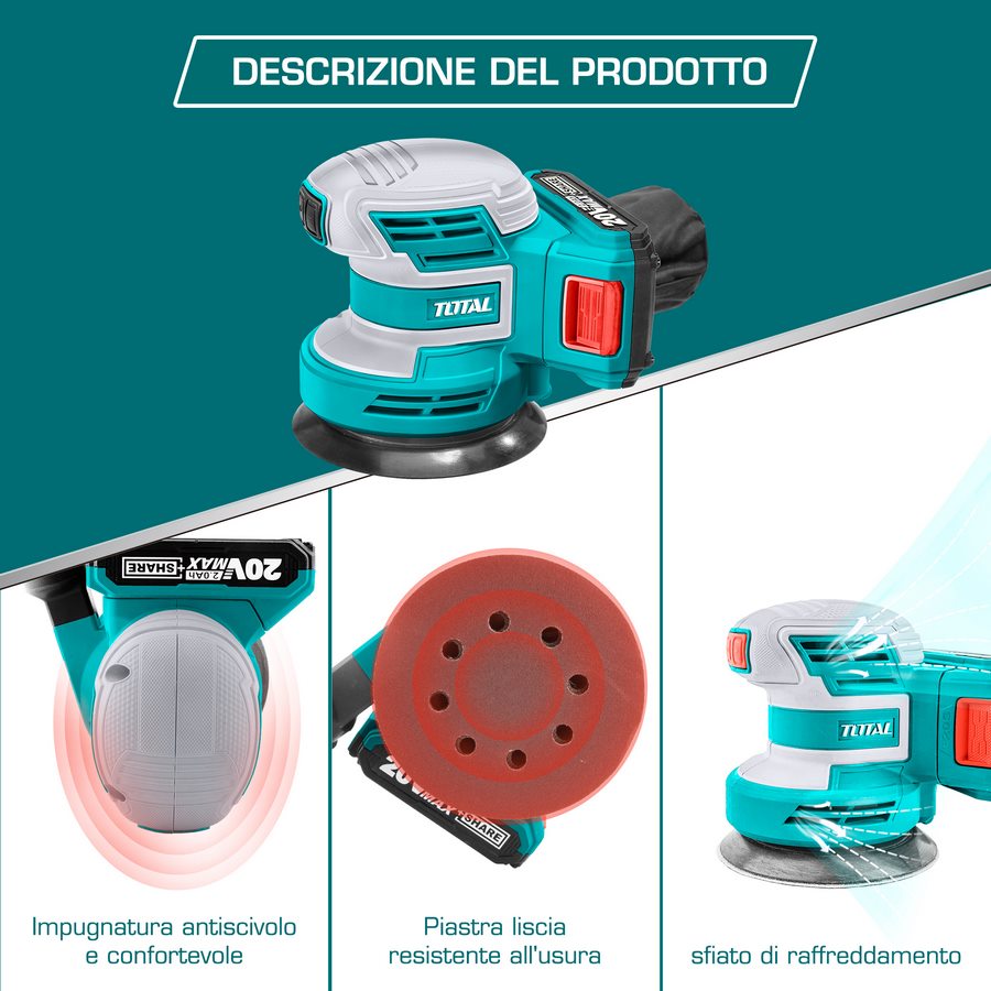 Levigatrice Rotorbitale - One Battery TROSLI2001