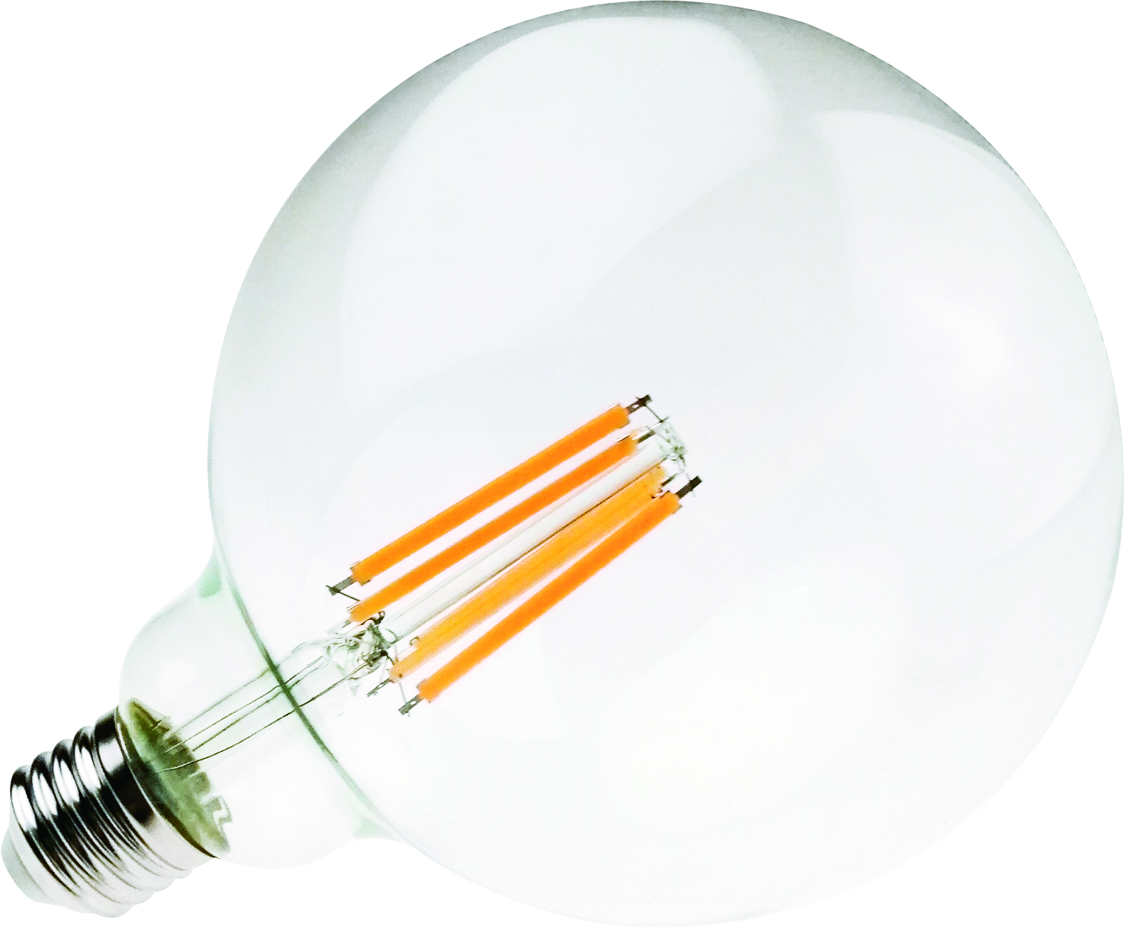 Lampadina LED FILOLAMP Globo G125 12W - Luce Calda, MKC Light