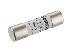 Fusibile cilindrico 10X38 10A GI/GG 500V