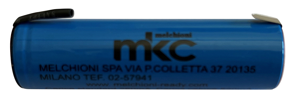 BATTERIA 18650 LI-ION 3.7V 3350MAH TERMINALI    