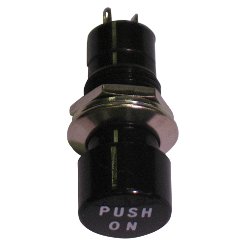 Miyama MS-030 SWITCH BLACK Push button unipolar with self-return ...