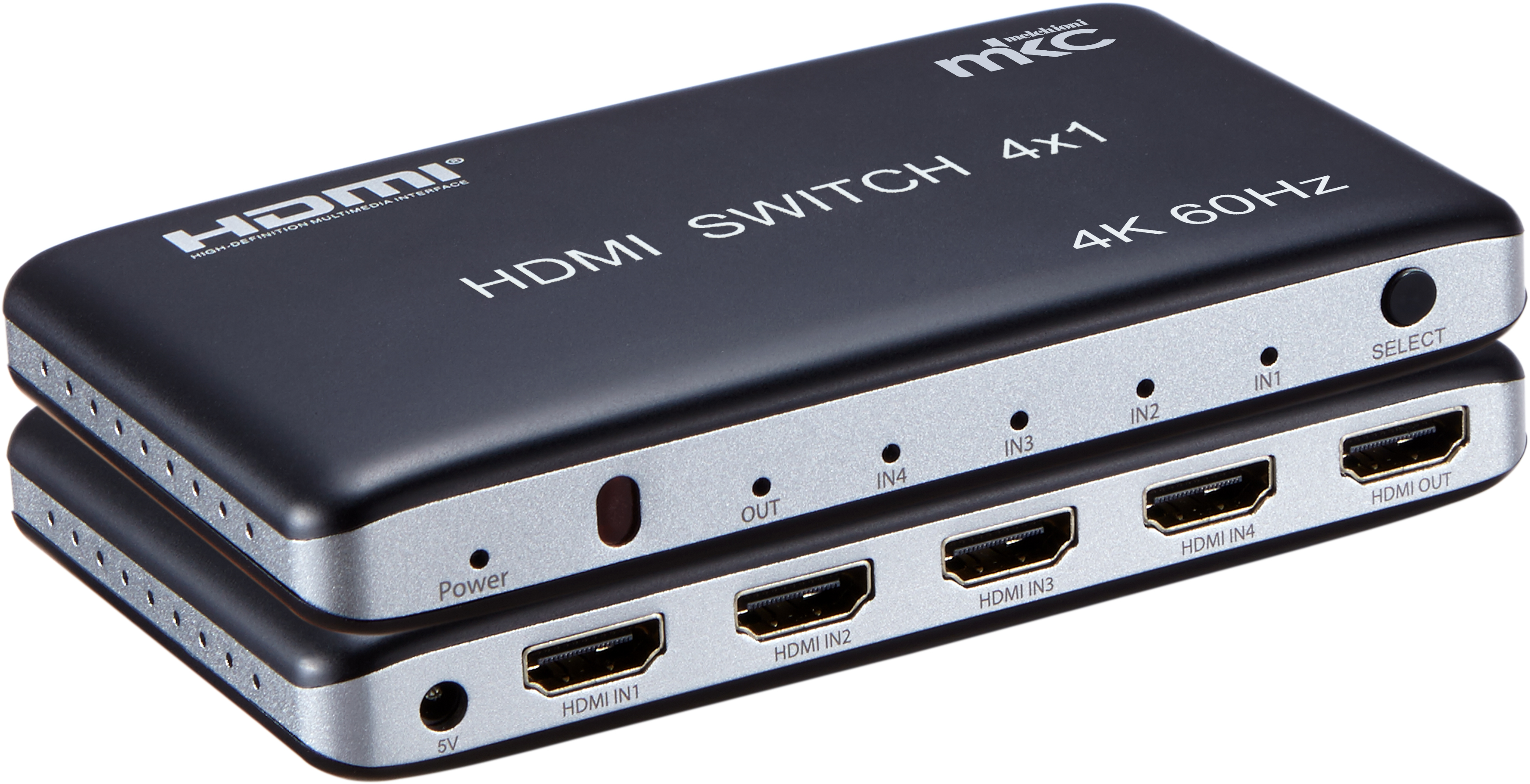 HDMI Selector V2.0b UHD 4K/60Hz 4IN x 1OUT mod. MK-DSW4 2.0