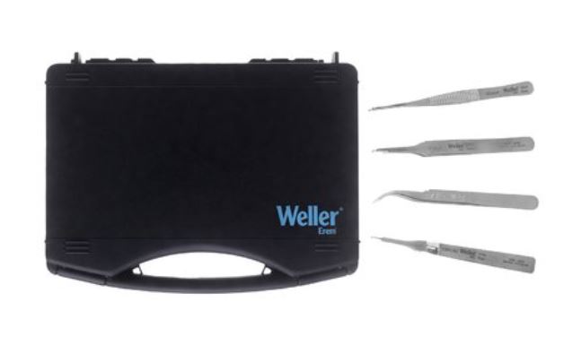 Kit Pinzette per SMD Erem, Universali, 3400TSMDU Weller