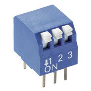 3P Piano-Style DIP Switch DIP/3P