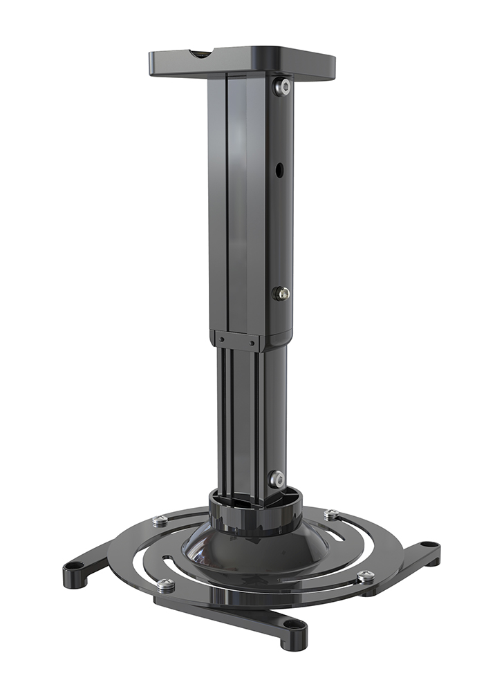 Supporto da soffitto per videopriettori. Distanza da soffitto 240-3105mm, colore nero, Mod. SP-IR-CEILING-240/310