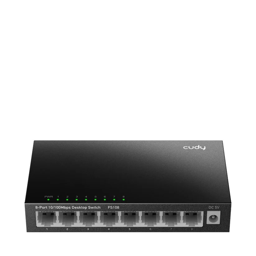 FS108 - 8-Port 10/100 Mbps Metal Switch