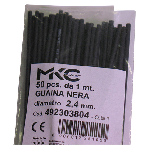 Guaina nero 2,4mm 1 mt (50 pz) MKC 9968321