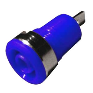 4mm Blue Safety Isolated Bushing BO/501B-C