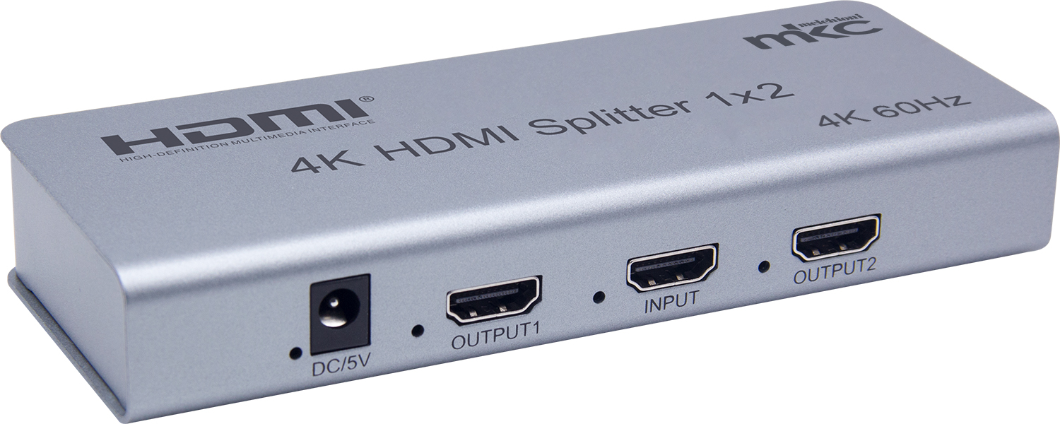 4K 60Hz HDMI Splitter V2.0 EDID 1IN x 2OUT model MK-911-2plus