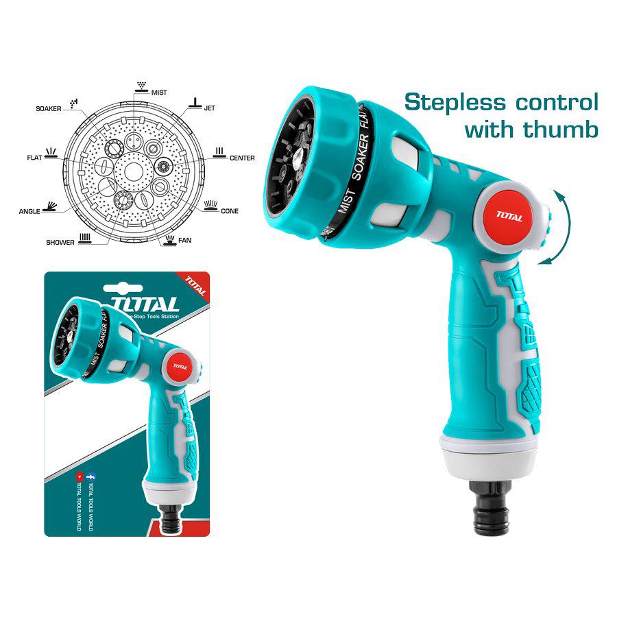 Pistola per irrigazione a 9 getti - Industrial - THWSG6091