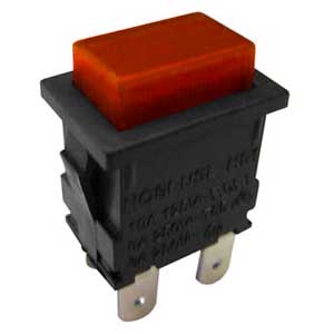 Interruttore A Pulsante Rosso On INT/3041H-I