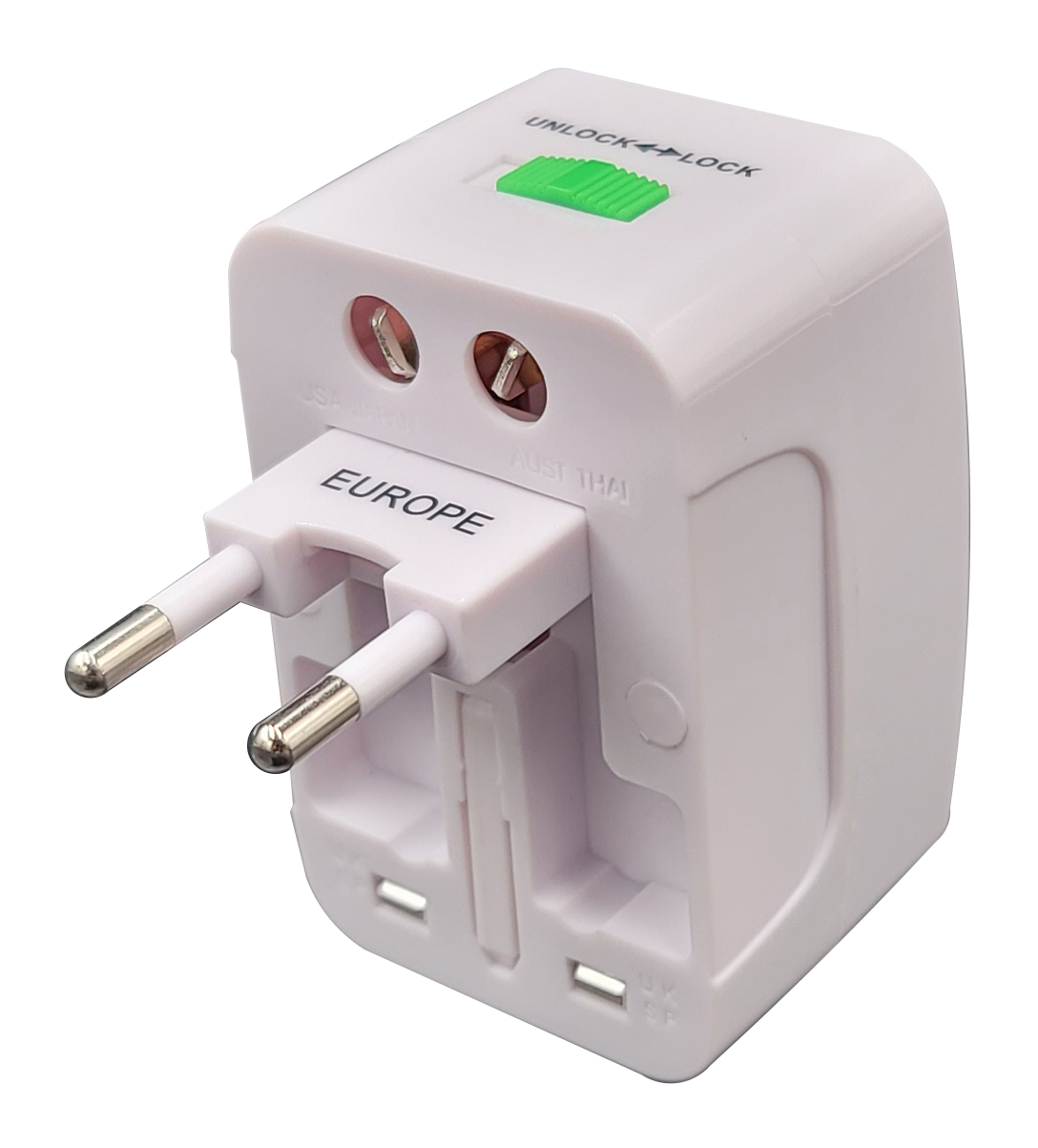 Adattatore universale da viaggio europa-regno unito-usa mod. MK-931