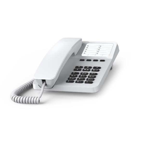 Il telefono da tavolo e da parete con filo Gigaset DESK 400 WHITE